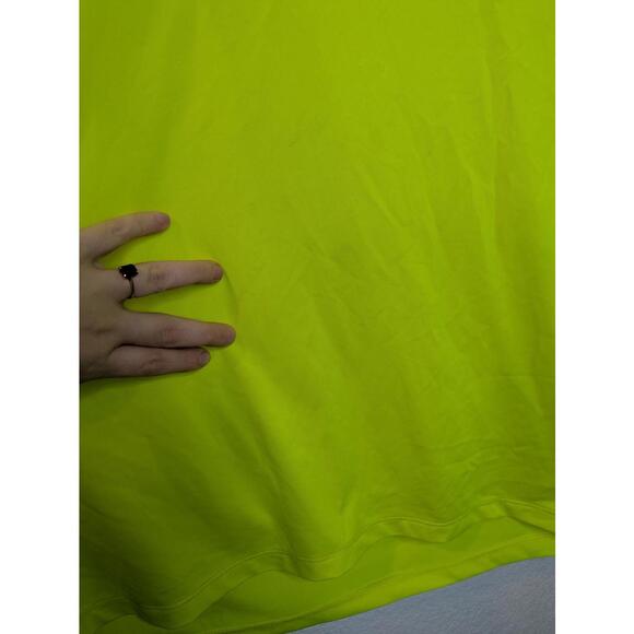 Nike Golf Men's Dri-Fit Blade Collar Polo Shirt Size M Neon Volt Yellow - Picture 2 of 6